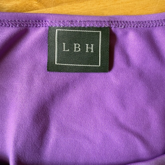 LBH TOP 3/4 SLEEVE NYLON SPANDEX LIGHTWEIGHT CASUAL STRETCHY SLEEK VERSATILE XL - Picture 10 of 11